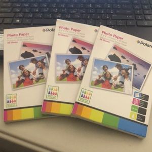 Lot of 3 photo paper Polaroid Gloss Premium